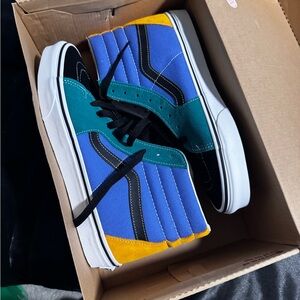 Colorful High-Top Sneakers